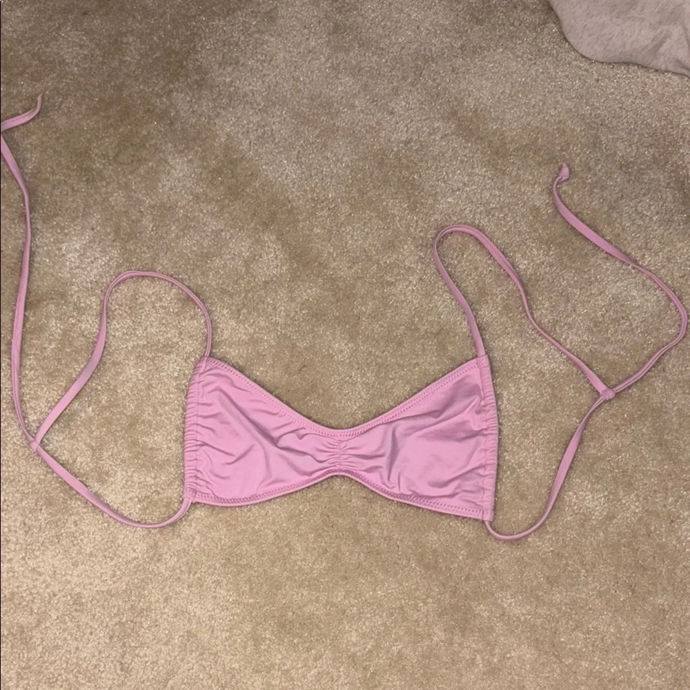 PacSun Eco Swim Pink Bikini Top - Picture 2 of 8